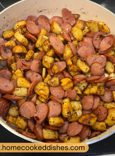 Kielbasa and Potato Skillet cover