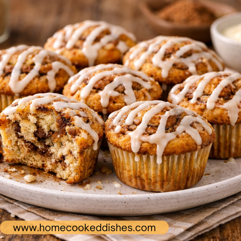 Cinnamon Roll Muffins recipe
