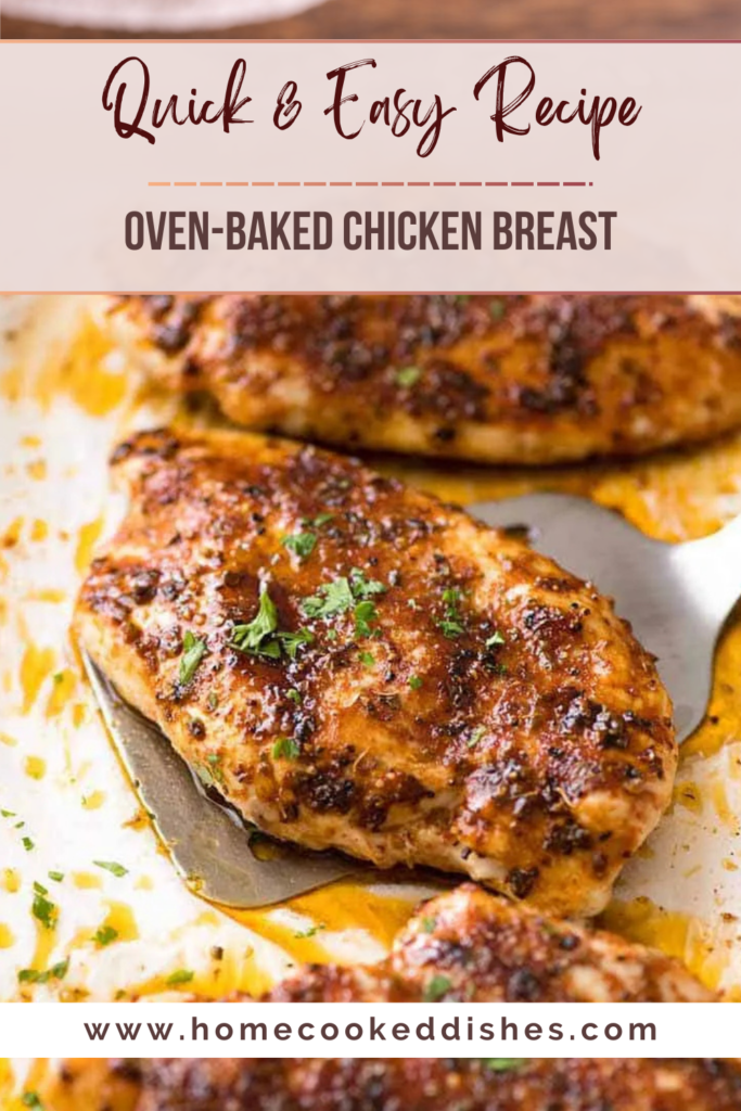 oven-baked chicken breast pin